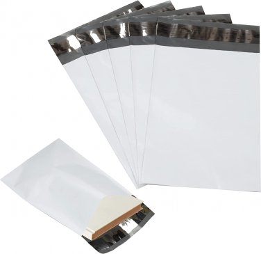 500 Pack  White Poly Mailers Shipping Bags - Safe Shipping with 24X24 Mailers Po