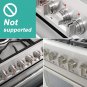 Stove Knob Covers for Child Safety (5 + 1 Pack) Double-Key Design and Upgraded U