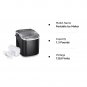 Ice Maker Countertop with Handle,9 Cubes Ready in 6 Mins,26Lbs/24H, Self-Cleanin