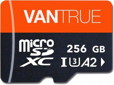 256GB Microsdxc UHS-I U3 4K UHD Video High Speed Transfer Monitoring SD Card wit