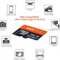 256GB Microsdxc UHS-I U3 4K UHD Video High Speed Transfer Monitoring SD Card wit