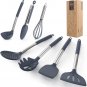 Dishwasher Safe Silicone Cooking Utensils - Heat Resistant Kitchen Utensil Set w