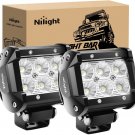 Nilight -  Led Pods 2PCS 18W 1260LM Flood Led off Road Lights Super Bright Drivi