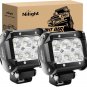 Nilight -  Led Pods 2PCS 18W 1260LM Flood Led off Road Lights Super Bright Drivi