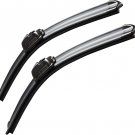 OEM QUALITY Premium All-Season Windshield Wiper Blades (22"+22" Pair for Front W