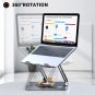 Laptop Stand for Desk, Adjustable Computer Stand with 360&Acirc;&deg; Rotating Base, Ergono
