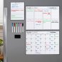 Magnetic Calendar Bundle: 3 Boards Included 17"X12" - Monthly, Weekly, Daily - F