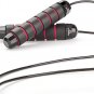 Skipping Rope with Ball Bearings Rapid Speed Jump Rope Cable and 6â Memory Foam