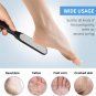 Fu Store Foot Files Callus Remover 2 Pcs Stainless Steel Foot Rasp and Dual Side