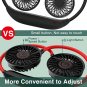 Upgraded Hands Free Portable Neck Fan - Rechargeable Mini USB Personal Fan Batte
