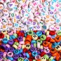 1900Pcs 7 Colors round Letter Beads Acrylic Alphabet Number Beads with 1 Roll El
