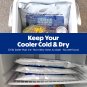 Cooler Shock Reusable Ice Packs - Long Lasting Cold Freezer Packs for Coolers &
