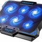 Laptop Cooling Pad, Laptop Cooler with 6 Quiet Led Fans for 15.6-17 Inch Laptop