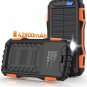 Solar Power Bank,Solar Charger,42800Mah Power Bank,Portable Charger,External Bat