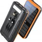 Solar-Charger-Power-Bank - Portable Charger,43800Mah Qc3.0 Fast Charging Qi 10W