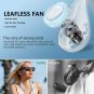 the Portable Neck Fan from Popular Earphone Design,The Leafless Neck Fan Perfect