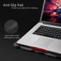 Laptop Fan Cooling Pad for 15.6-17.3 Inch Laptops, 5 Cooler Fans with Red Lights