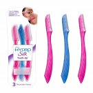 Schick Hydro Silk Touch-Up Dermaplaning Tool, 3 Count | Eyebrow Razor, Face Razo