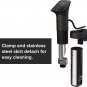 Sous Vide Precision Cooker Pro, 1200 Watts, Black and Silver