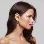 14K Gold Plated Lightweight Chunky Open Hoops | Gold Hoop Earrings for Women