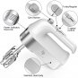 Hand Mixer Electric, 450W Kitchen Mixers with Scale Cup Storage Case, Turbo Boos