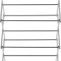 Foldable Laundry Rack for Air Drying Clothing - 41.8" X 29.5" X 14.5", Chrome