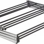 Foldable Laundry Rack for Air Drying Clothing - 41.8" X 29.5" X 14.5", Chrome