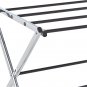 Foldable Laundry Rack for Air Drying Clothing - 41.8" X 29.5" X 14.5", Chrome