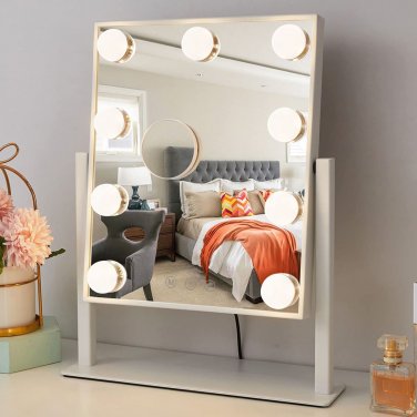 Vanity Mirror with Lights Hollywood Mirror Lighted Makeup Mirror with Dimmable&3