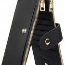 Womens Wallet RFID Blocking Bifold Multi Card Case Wallet with Zipper Pocket