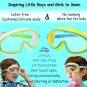 Swim Goggles 2 Pack Anti-Fog Anti-Uv Wide View Swimming Goggles for Kids 3-15