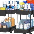 under Sink Organizers and Storage for Bathroom 2 Tier Sliding Cabinet Basket Org