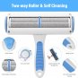 Pet Hair Remover Reusable Cat and Dog Hair Remover Multi-Surface Lint Roller Por
