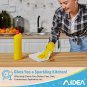 Microfiber Cleaning Cloths White-50Pk, Strong Water Absorption, Lint-Free, Scrat