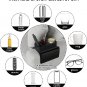 Silicone Couch Cup Holder,Couch Cup Holder, Side Pockets, Anti-Slip Large Couch