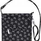 Anti-Theft Classic Mini Shoulder Bag (A B/W SMALL FLOWER PRINT)