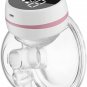 Wearable Breast Pump, LCD Hands-Free Pump, 3 Mode & 9 Levels Adjustable for Comf