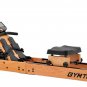 Water Rowing Machine for Home Use, Classic Solid Wood Water Rower with Bluetooth
