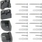 Retractable Baby Gates Extra Wide Dog Gate Full Set Hardware Retractable Gate La