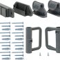Extra Wide Retractable Baby Gate Replacement Parts Kit (Gray) Retractable Baby G