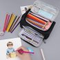 LABUK Big Capacity Pencil Case Black Cute Marker Pencil Pouch, Stationery Bag Sc
