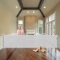 100 Inch Extra Long Retractable Dog Gate for the House Extra Wide Baby Gate Retr