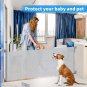 &Acirc;&reg; 78 Inch Retractable Baby Gate Extra Wide for Large Opening Child Safety Indoor