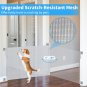 ® 78 Inch Retractable Baby Gate Extra Wide for Large Opening Child Safety Indoor