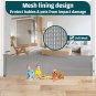 105 Inch Extra Wide Baby Gates for Large Openings, Retractable Baby Gates 35&acirc;�� Ta