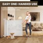 Upgrade 71" Retractable Gate, 35" Tall Mesh Baby Gate, Extra Wide Baby Gates for