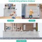 Retractable Baby Gate, Mesh Baby Extra Wide Gate,Extra Long Dog Gate, 37.4" Tall