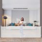 120 Inch Extra Wide Baby Gate for Large Opening Retractable Baby Gates for Doorw