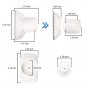 Baby Gate Extender Wall Protector - Pressure Mounted Gates Extension Kit Extends