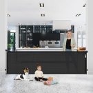 95 Inch Retractable Baby Gates Extra Wide Gates for Dogs Indoor Outdoor Retracta